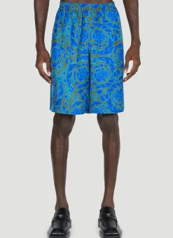 Baroque Silk Shorts