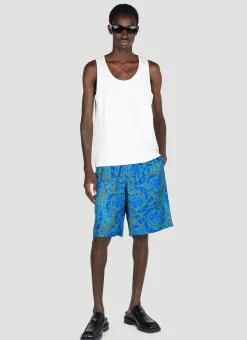Baroque Silk Shorts