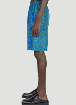 Baroque Silk Shorts