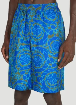 Baroque Silk Shorts