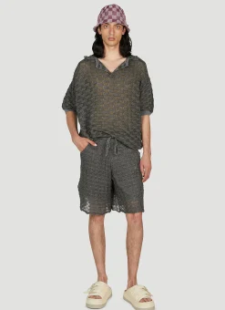 Basket Weave Polo Shirt