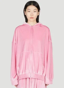 Bb Paris Zip-Up Hooded Sweatshirt
