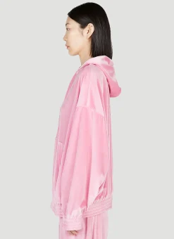 Bb Paris Zip-Up Hooded Sweatshirt