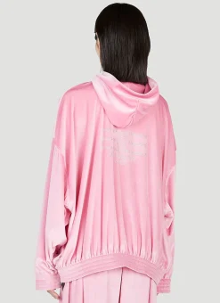 Bb Paris Zip-Up Hooded Sweatshirt