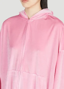 Bb Paris Zip-Up Hooded Sweatshirt