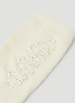 Beaded Wriggle Socks