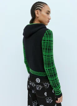 Bear Girl Hooded Knit Cardigan