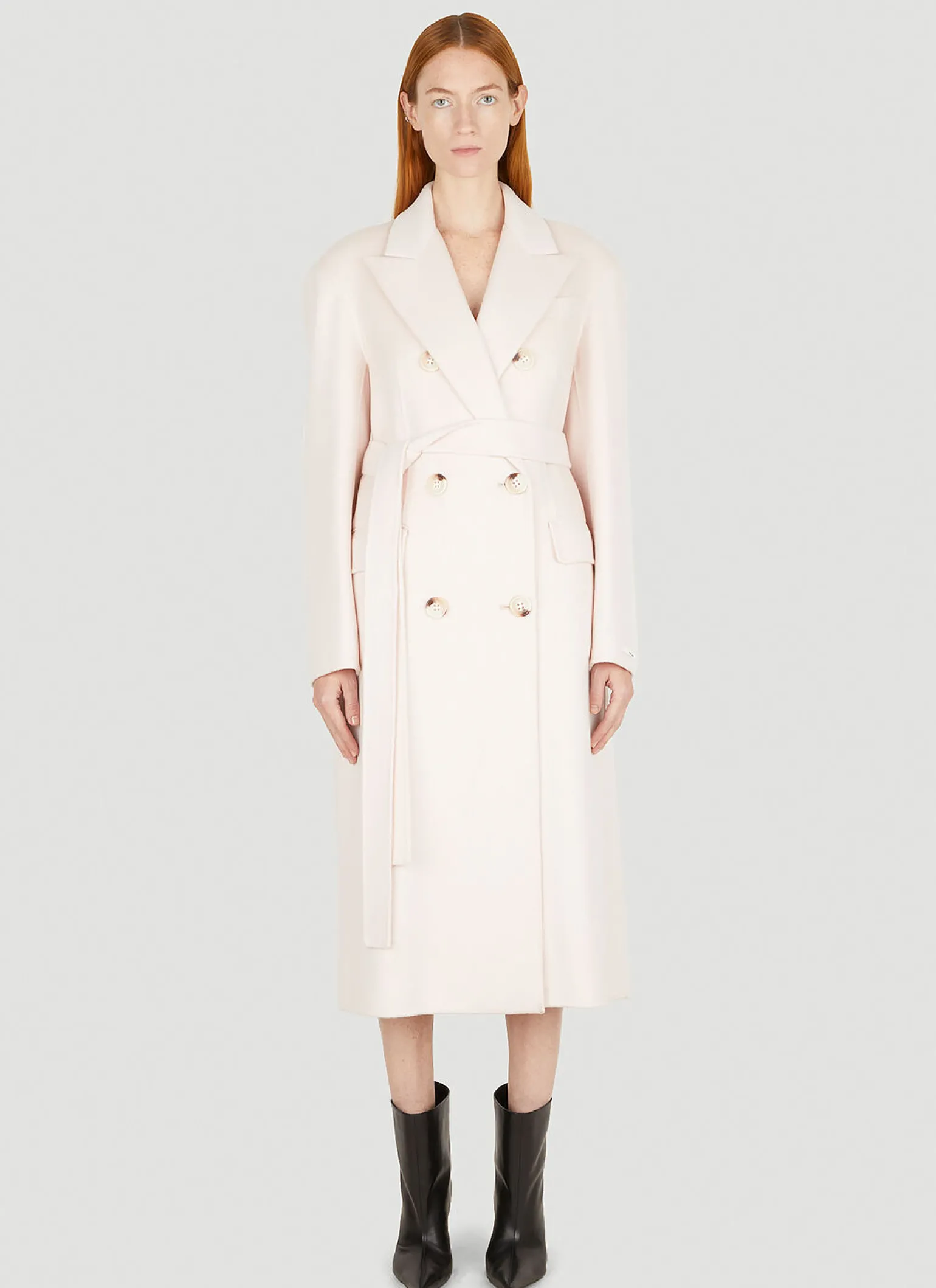 Belted Double Breasted Coat