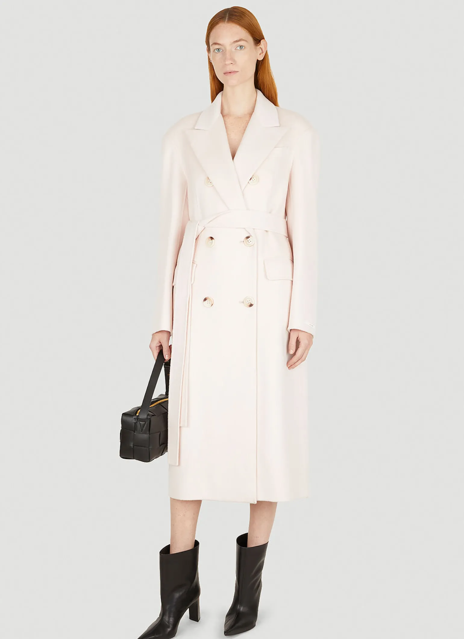 Belted Double Breasted Coat