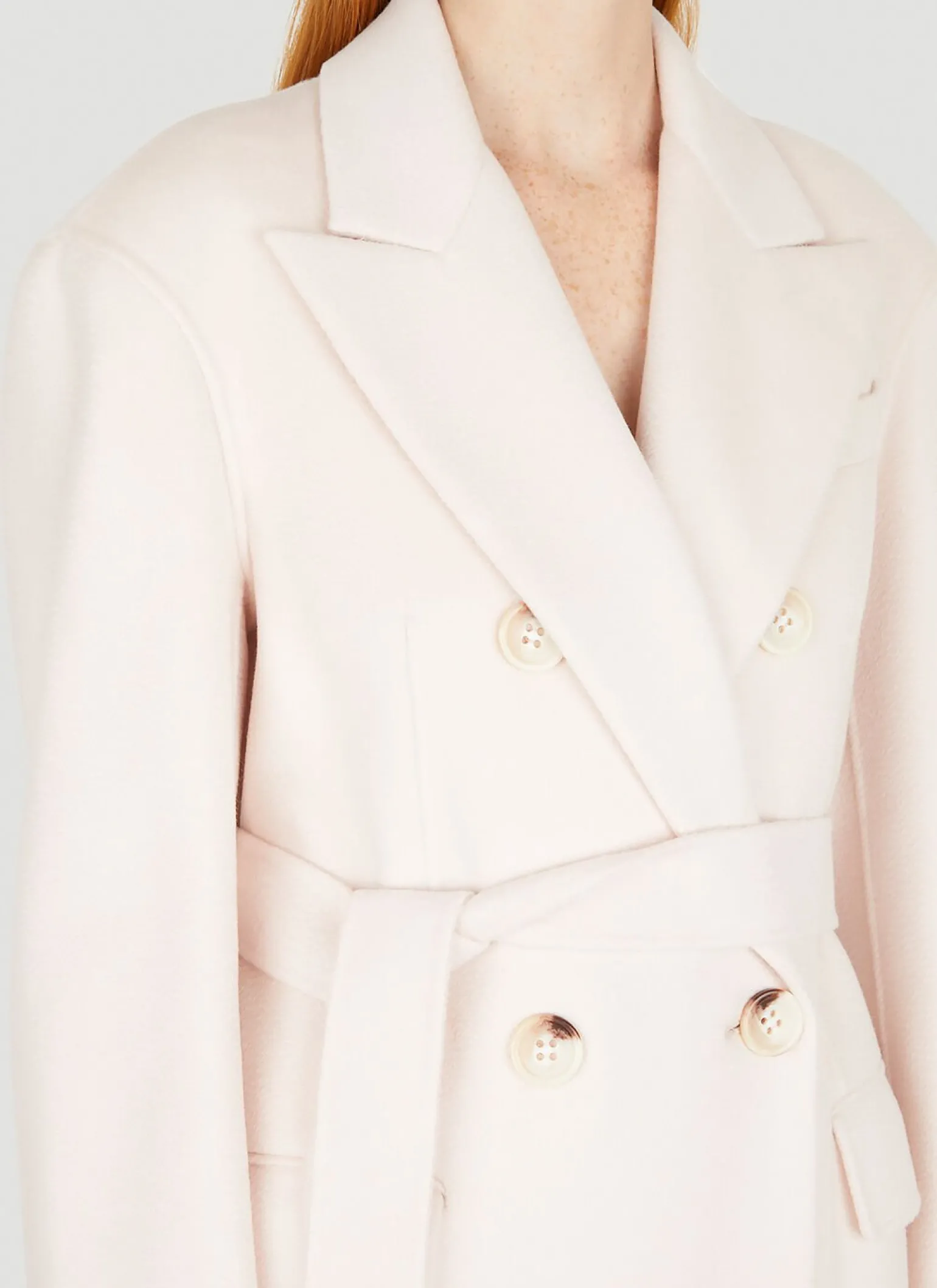 Belted Double Breasted Coat