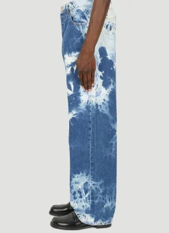 Benz Marble Wide Leg Jeans