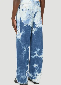 Benz Marble Wide Leg Jeans