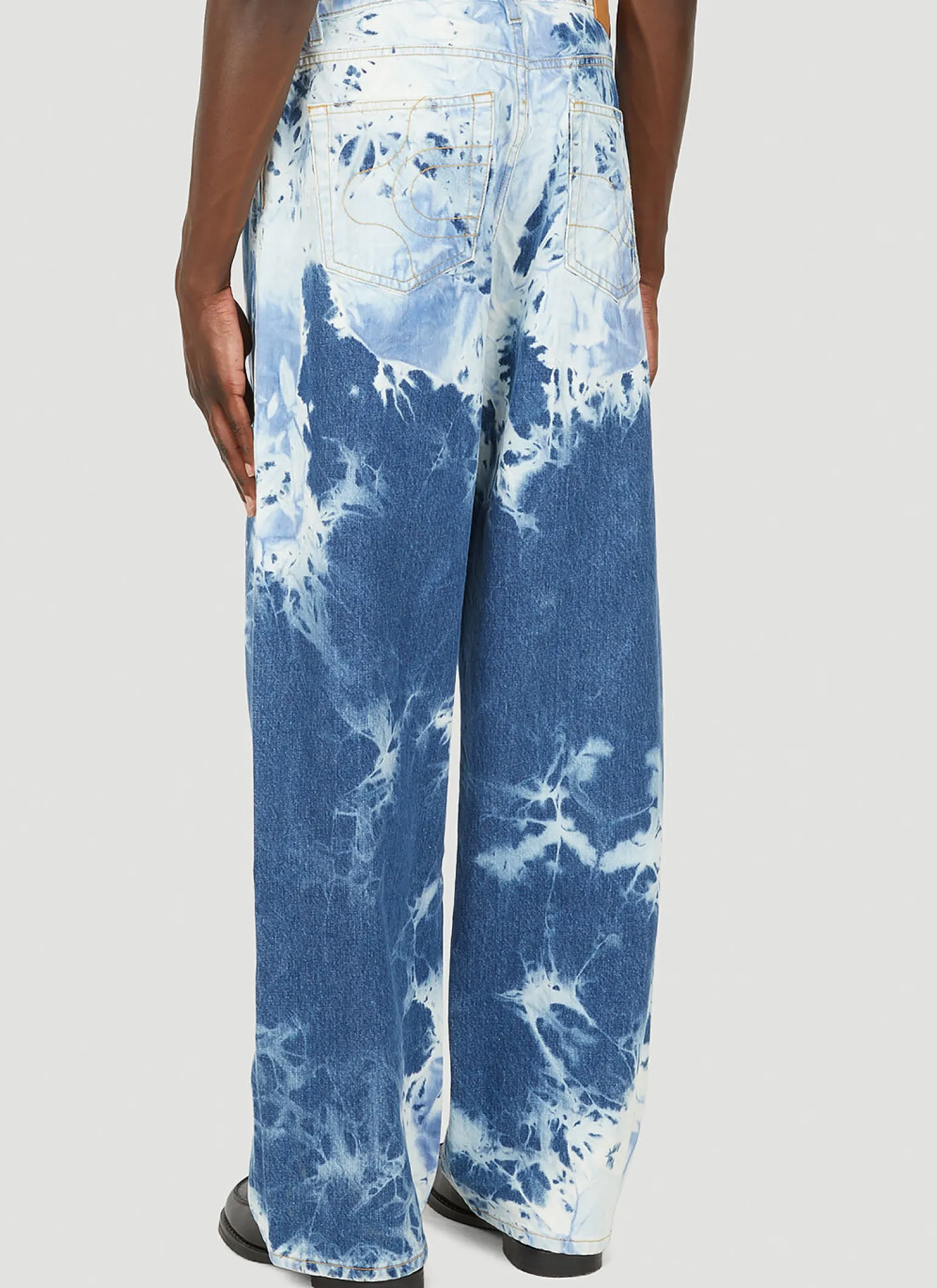 Benz Marble Wide Leg Jeans
