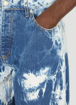 Benz Marble Wide Leg Jeans