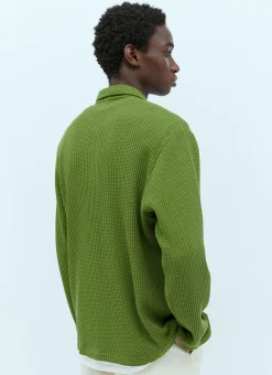 Big Thermal Zip Up Shirt
