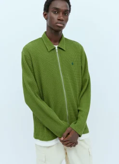 Big Thermal Zip Up Shirt