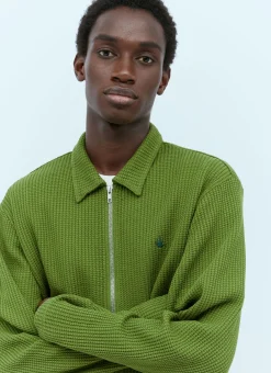 Big Thermal Zip Up Shirt