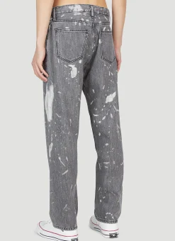 Bleached Relaxed Jeans