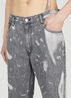 Bleached Relaxed Jeans