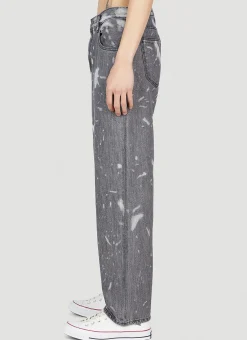 Bleached Relaxed Jeans