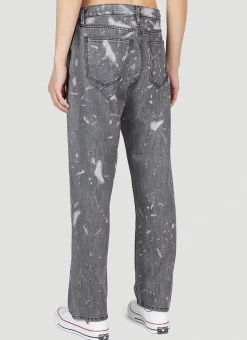 Bleached Relaxed Jeans
