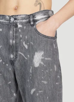 Bleached Relaxed Jeans