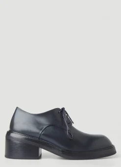 Block Heel Derby Shoes