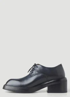 Block Heel Derby Shoes