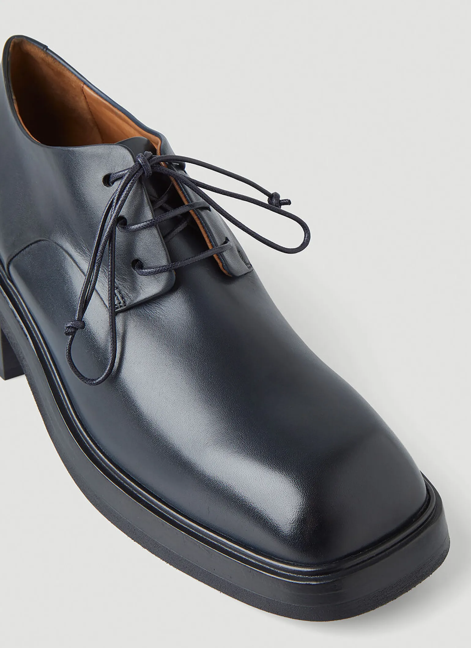 Block Heel Derby Shoes