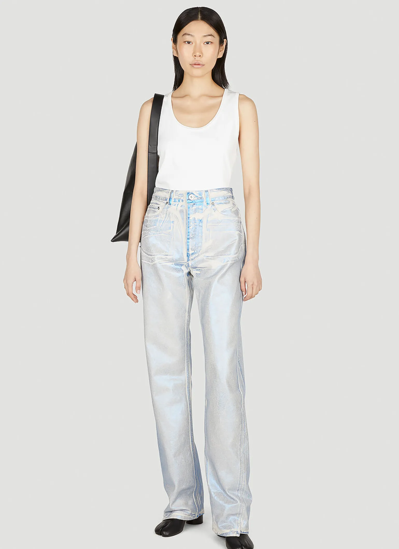 Blue Foil Jeans