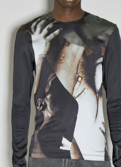 Body Collage Long Sleeve T-Shirt