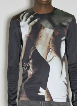 Body Collage Long Sleeve T-Shirt