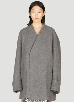 Boiled Melange Coat