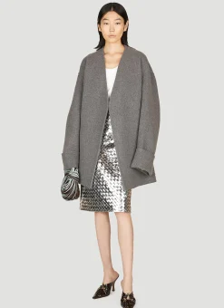 Boiled Melange Coat