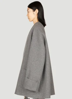 Boiled Melange Coat