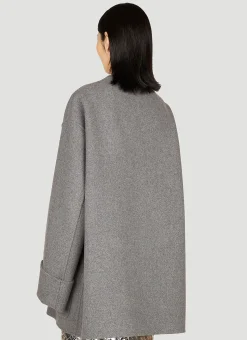 Boiled Melange Coat