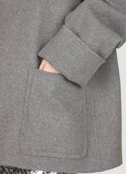 Boiled Melange Coat