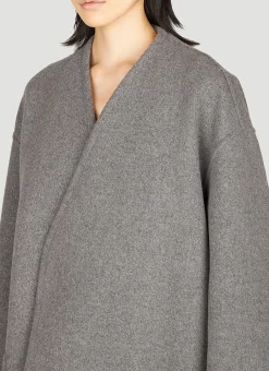 Boiled Melange Coat