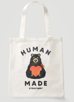 Book Bear Tote Bag