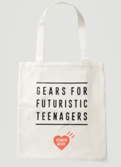 Book Bear Tote Bag
