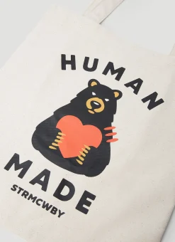 Book Bear Tote Bag