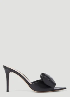 Bow High Heel Mules