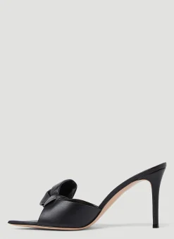 Bow High Heel Mules