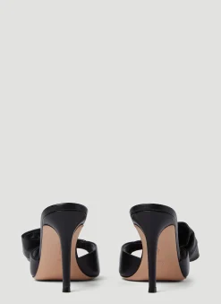 Bow High Heel Mules