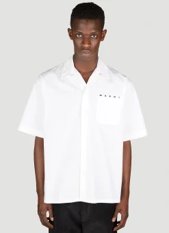 Bowling Logo Print Shirt