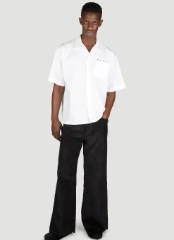 Bowling Logo Print Shirt