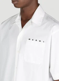 Bowling Logo Print Shirt