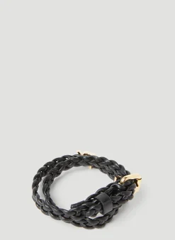 Braided Logo Bracelet