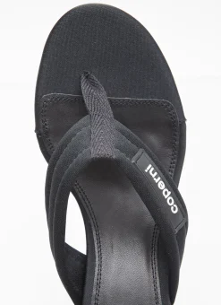 Branded Thong Heel Sandals