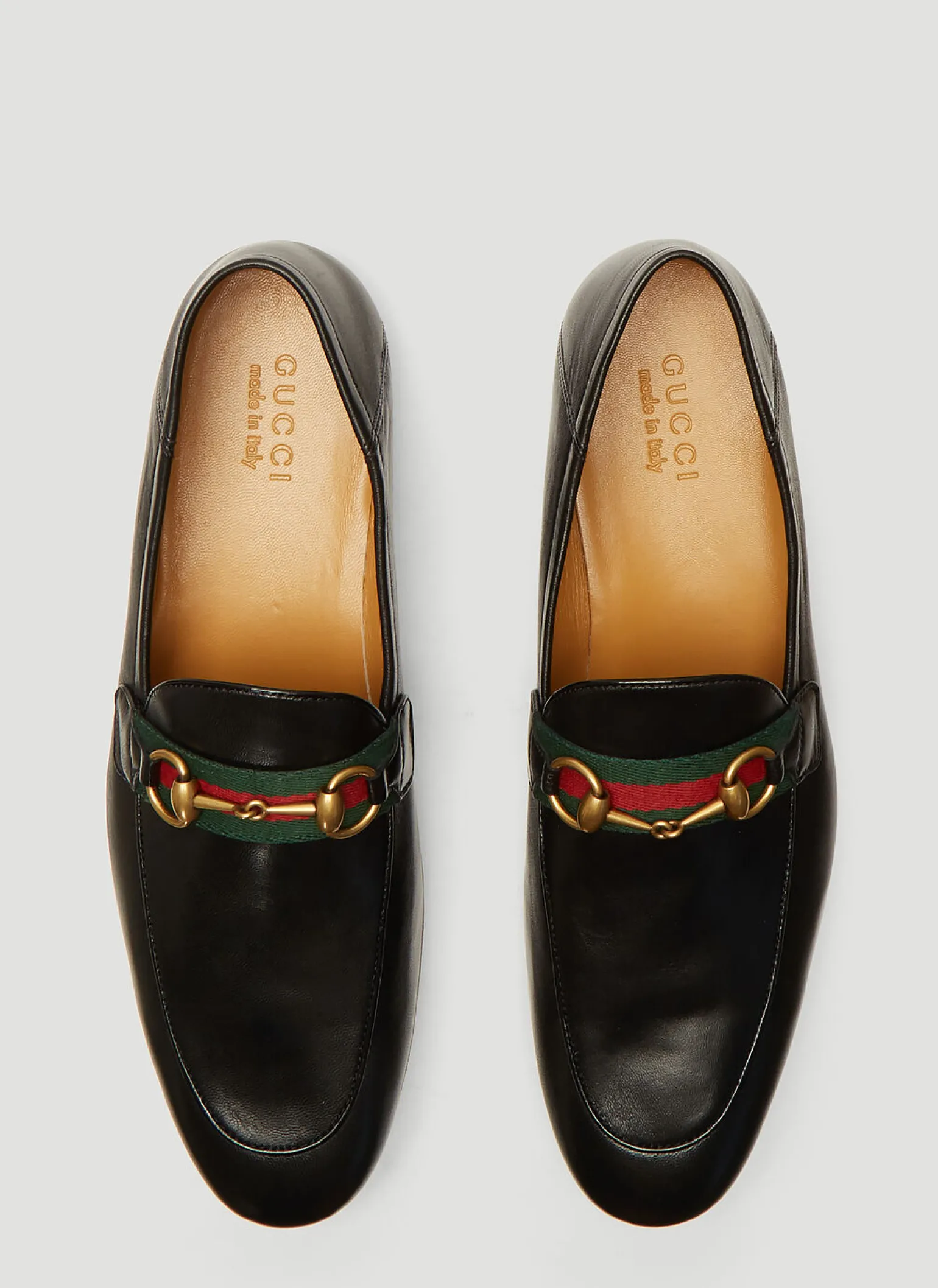 Brixton Web-Trimmed Horsebit Loafers